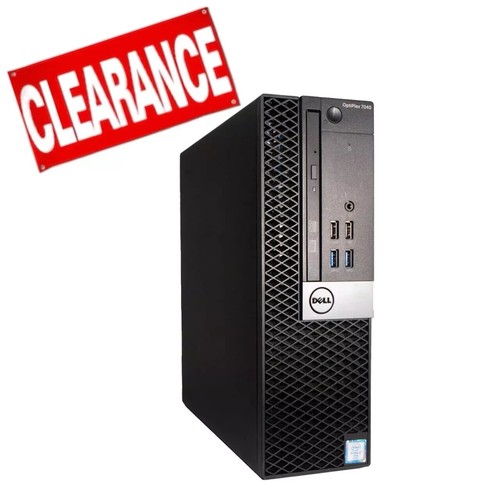 Dell Desktop Computer PC SFF Intel Processor 16GB RAM 2TB HDD Windows 10 WiFi BT