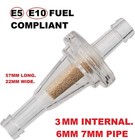 6 mm Small Universal CONED  Fuel Filter Motorcycle MOPED Dirt atv quad pit bike