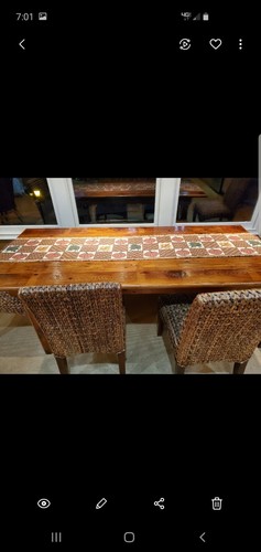 Decorative Table Runner Harvest Thanksgiving Leaves Fall Autumn Decor 70 x 12 - Picture 4 of 4