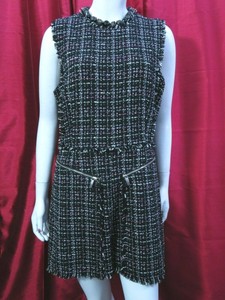 pink tweed playsuit
