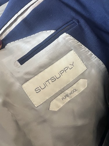 SUITSUPPLY ZIGNONE WOLLE BLAU ANZUG NAPOLI BLAZER BRESCIA HOSE 52 42 TAILLE 36 - Bild 18 von 21