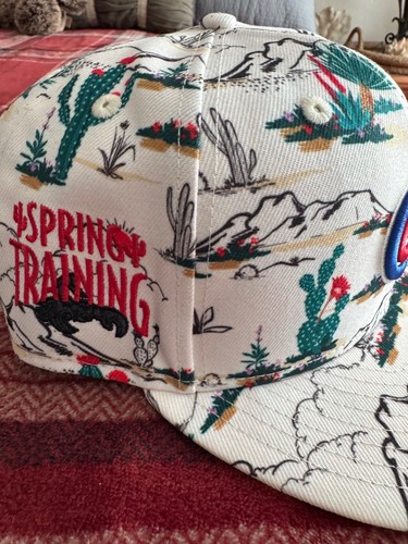 Chicago Cubs New Era MLB 2025 Spring Training Cactus League Snapback Hat - NWT - 第 3/6 張圖片