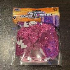 FOAM CRAFT GLITTER FOAM STICKERS 1 OZ. PACKAGE creative crafts new