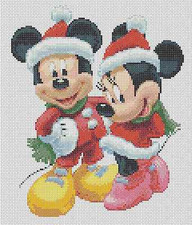 Mickey and Minnie's Christmas Counted Cross Stitch CHART No. 10-23