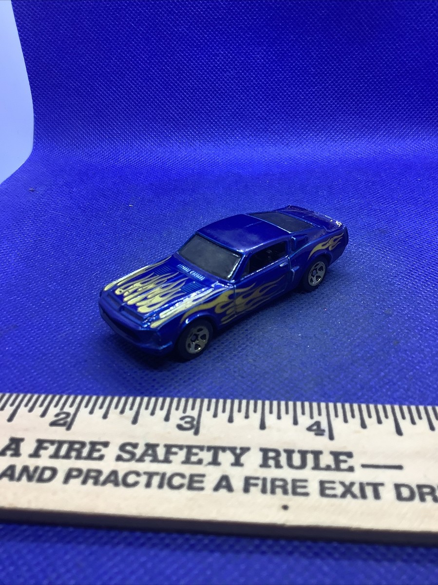 Hot Wheels '68 Shelby GT 500 Blue with flames mustang pony | eBay