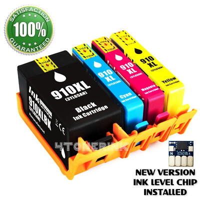 #ad 4pk Ink Cartridges for HP 910XL OfficeJet Pro 8022e 8028e 8035e 8015e 8025e $37.95