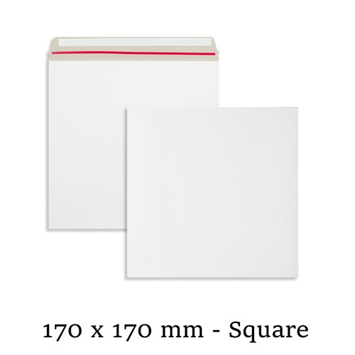 All Board White Envelopes Strong Peel & Seal Mailers Card Heavy Duty All Sizes - Picture 9 of 12