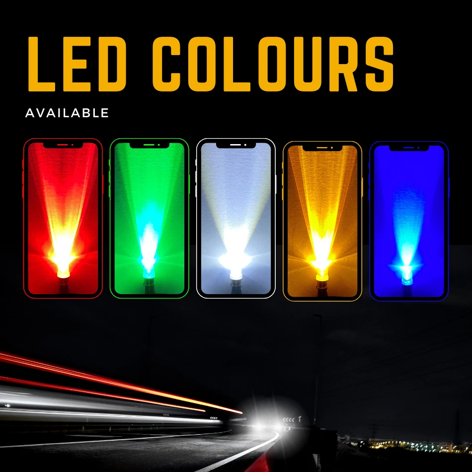 Ba9s T4w Side Light Led White 233 Car Interior Bright Red Green Amber Bulbs 12v - Image 2 of 4