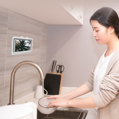 Wasserdichte Handy Halterung Wandmontierter Telefonhalter Handy-Dusche-Halter - 第 5/10 張圖片