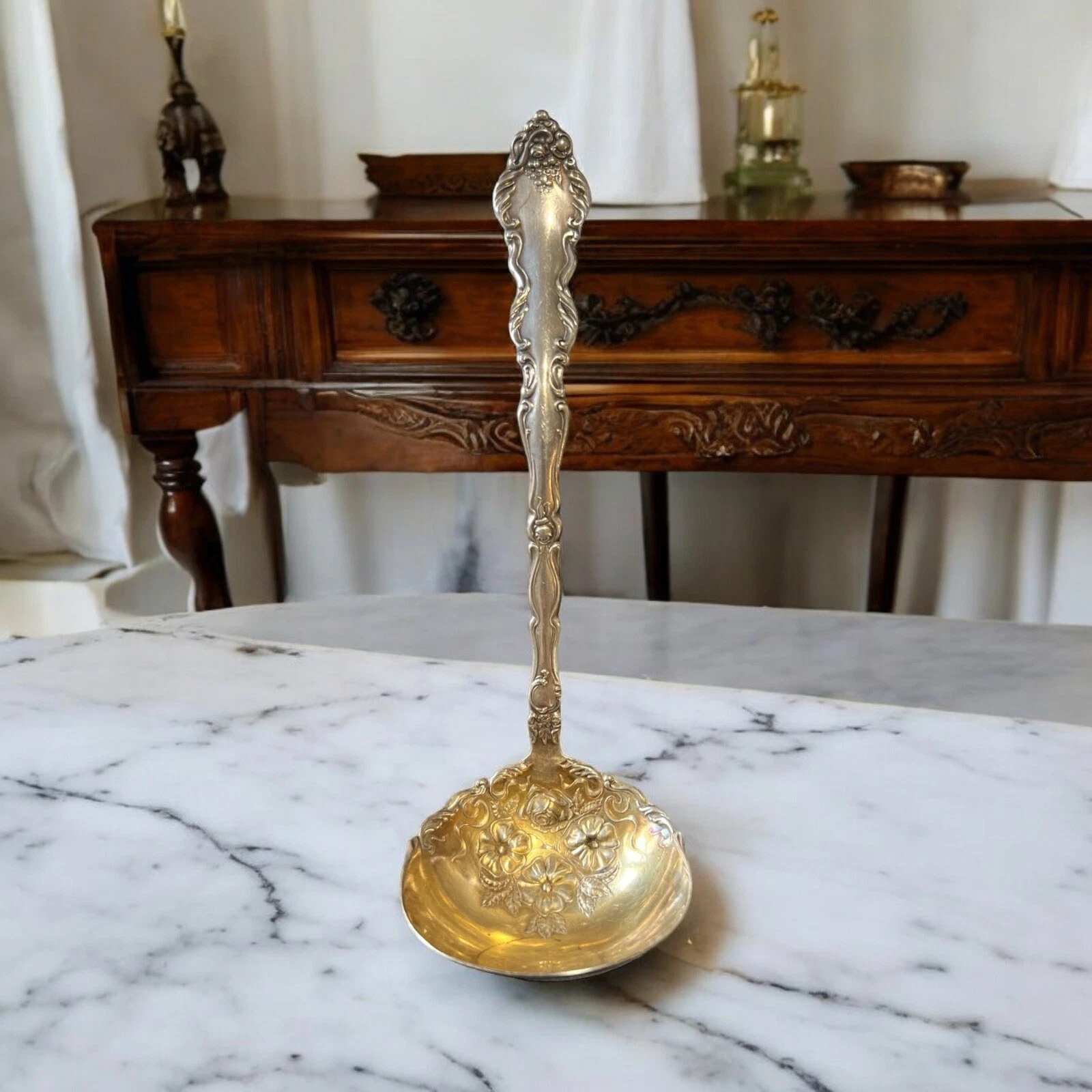 Holmes & Edwards XIV Small Ladle Fruit Gravy Soup Silver Antique