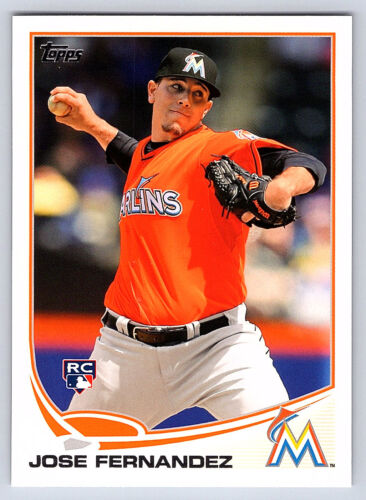 2013 Topps Serie 2 Base # 589 - Jose Fernandez - Miami Marlins - RC