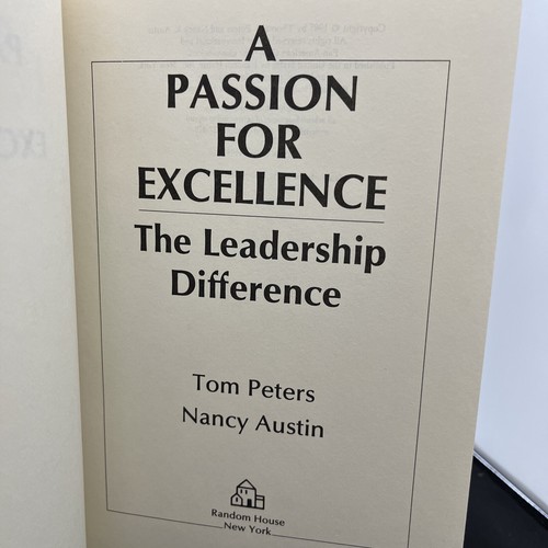 A PASSION FOR EXCELLENCE von Tom Peters Hardcover - Bild 4 von 6