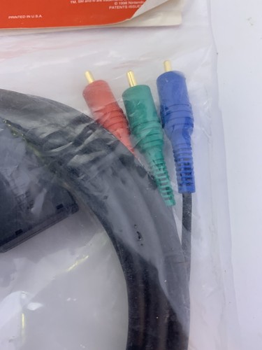 New Nintendo GameCube Component Cable Extremely Rare Never Opened - Picture 8 of 8