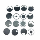 16 Darkfield Microscope Mask Set Microscope Filters 32mm Diameter
