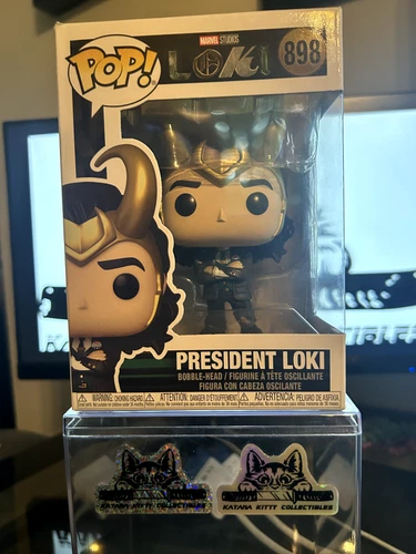 Funko Pop! Marvel Bobblehead - Loki TV Series (President Loki #898) W/ Protector