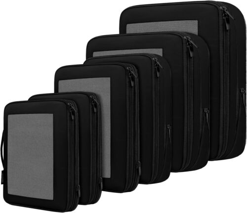 New-4 Set/6 Set/8 Set Compression Packing Cubes Travel Accessories Expand