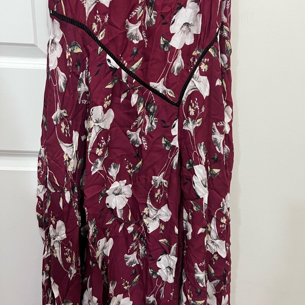 talulah cannes midi dress La Maison Talulah Burgundy Cannes Midi Dress Size XS $350