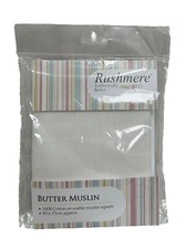 Rushmere Butter Muslin Sheet for Straining, Jam & Cheese Making 90x75cm.