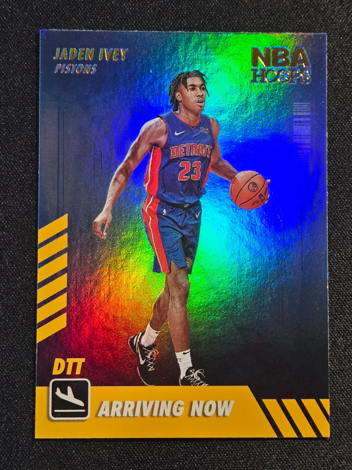 2022-23 Panini NBA Hoops Arriving Now HOLO Jaden Ivey RC 5 Pistons Rookie