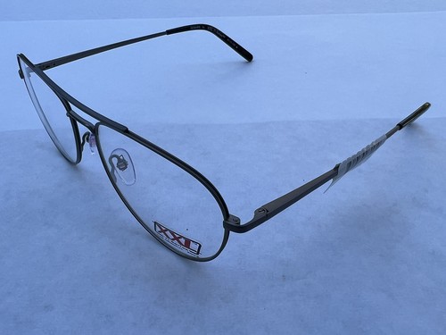 XXL DUHAWK Ti Series Eyeglasses Titanium Gunmetal Frames 57 17 150 New with Case - Picture 5 of 20