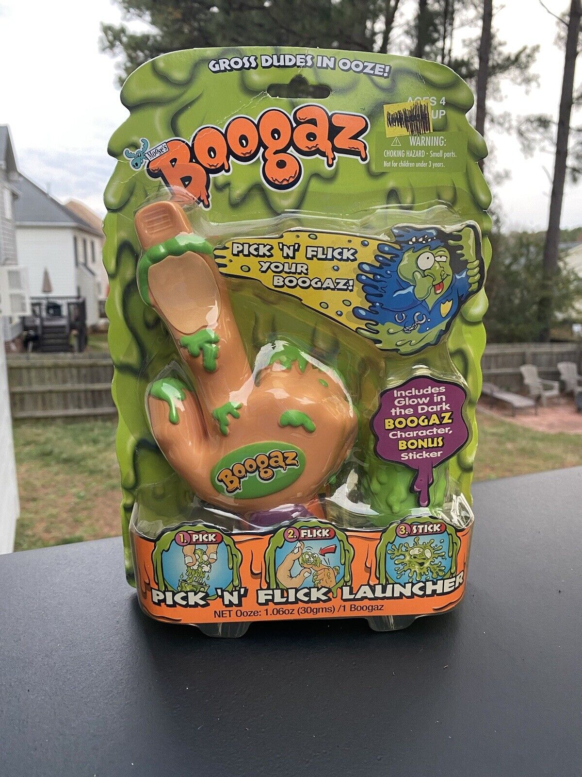 Rare 2007 Pick Your Boogaz OOZEY Nose. Gross Dudes in Ooze! Complete  Unopened