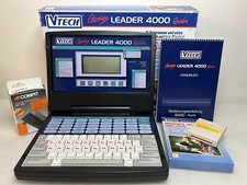 VTech Genius Leader 4000 Quadro Lerncomputer OVP Anleitung + Erweiterung 80-2044