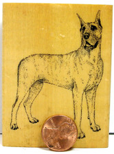 Dog Rubber Stamp Stamp Gallery Great Dane 3 X 2-1/4"  BD6