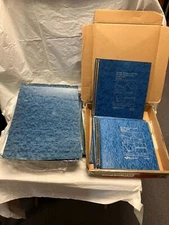 Lot of 10+ Hanging Data Binder 2 Posts, 6" Capacity, 14-7/8 x 11, Blue All Sizes