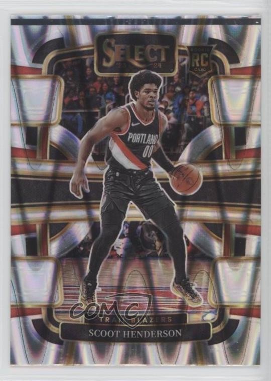 2023-24 Panini Select Concourse Tectonic Prizm Scoot Henderson #77 1j59