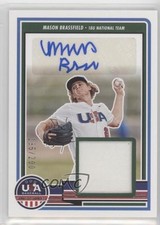 2023 USA Baseball Stars & Stripes Signature Materials Mason Brassfield Auto 09nc
