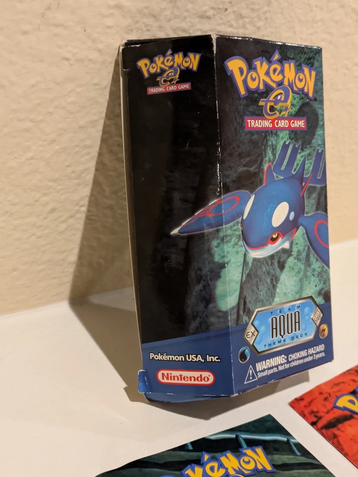 OPEN BOX VINTAGE Pokemon Trading Card Game TCG EX Team Aqua vs Magma Theme Deck - Image 3 of 4