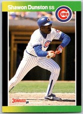 ⚾ 1989 Donruss Baseball's Best #93 Shawon Dunston Chicago Cubs