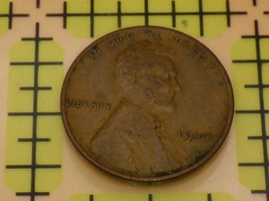 1930 Lincoln Wheat Cent Penny Philadelphia Mint US Copper Coin Vintage Collectib