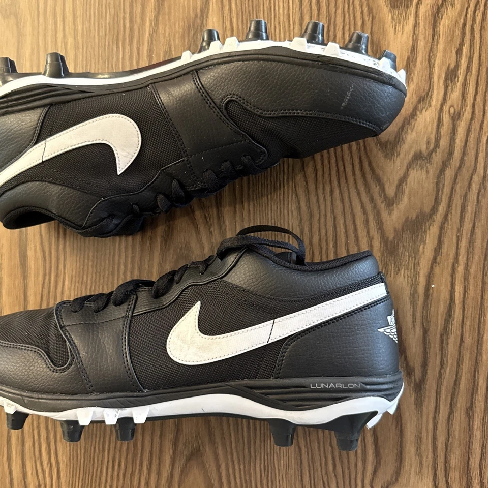 Botines de fútbol blanco talla 13 Air Jordan 1 Low TD AV5292-101 Lunarlon Foto 3 de 4