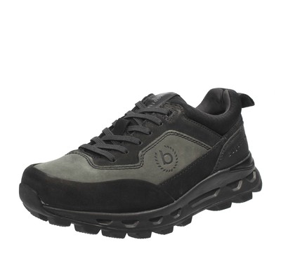 Bugatti Ceres - schwarze Leder Sneaker - Größe 44 [29,3 cm] Herrenschuhe Sneaker