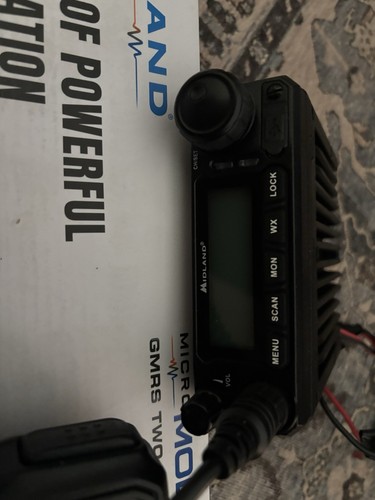 MIDLAND GMRS 50 Watt Mobile 2way Radio Slightly Used With Magmount UHF Antenna - Zdjęcie 3 z 7