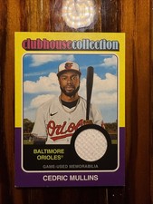 2024 Topps Heritage High Clubhouse Collection Cedric Mullins Patch #CCR-CMU