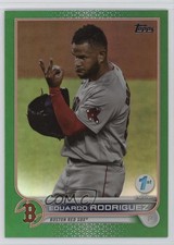 2022 Topps Series 1 1st Edition Green 62/150 Eduardo Rodriguez #192 1t2c