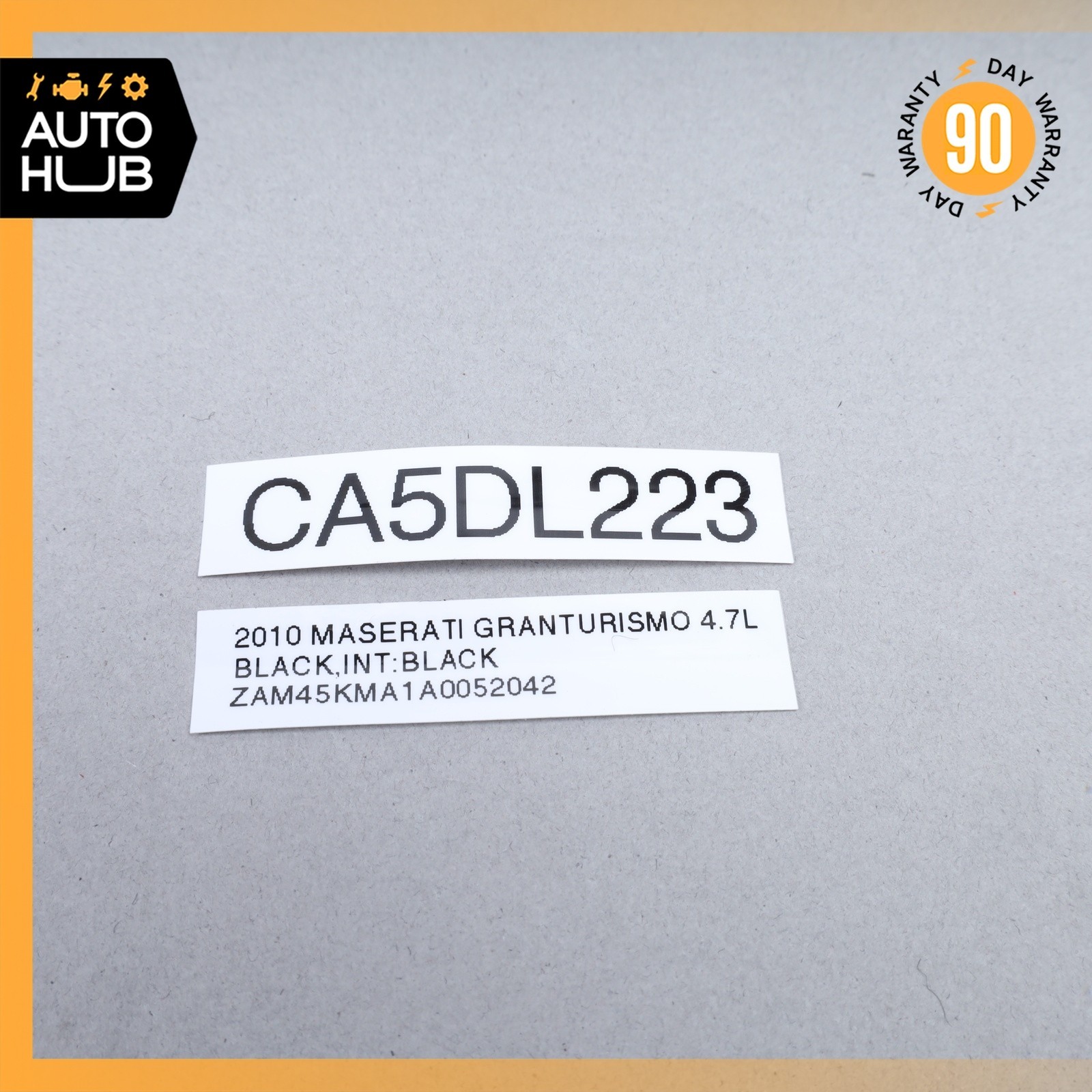 10-19 Maserati GranTurismo M145 Left Side Tonneau Cover Lift Cylinder OEM 23k