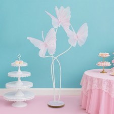 Artificial Butterfly Decorations Giant 3-head Butterfly Decoration for Wedding