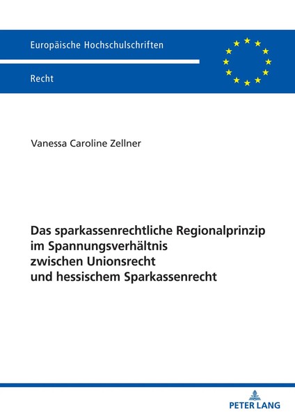 Das Sparkassenrechtliche Regionalprinzip Im SpannungsverhäLtnis Zwischen...-image