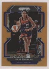 2022 Panini Prizm WNBA Orange Prizm 7/49 Sam Thomas #148 Rookie RC 11ba