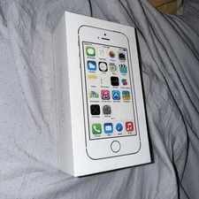 iPhone 5S 16GB Silver Apple Retail Packaging Genuine Empty Box