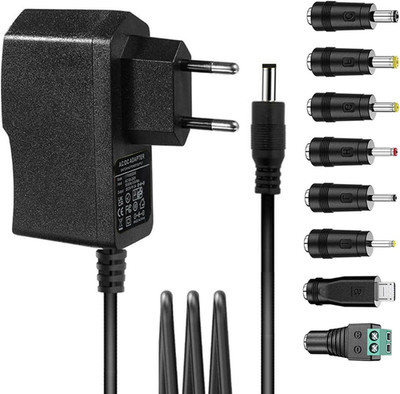 AC Adapter 5V 2A Netzteil 220V 230V zu DC 5V 8 Stecker Adapter Ladegerät Set EU.