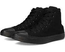 Converse Chuck Taylor All Star Canvas High Top Shoes in Black Monochrome M3310