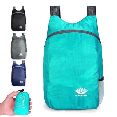 Outdoor Practical Waterproof Sports Bag Nylon Daily Backpack Folding Mountaineer