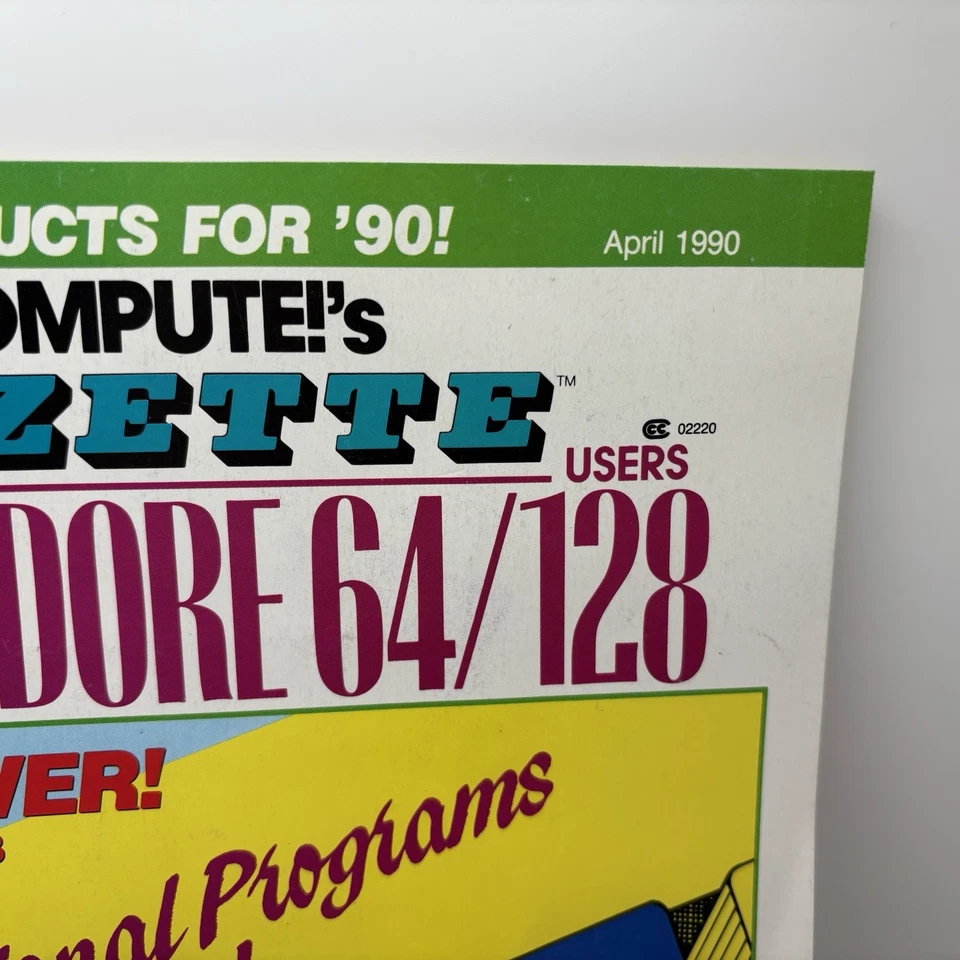 Compute!'s Gazette для журнала Commodore 64/128 апрель 1990 с регистрационной карточкой - Изображение 4 из 4