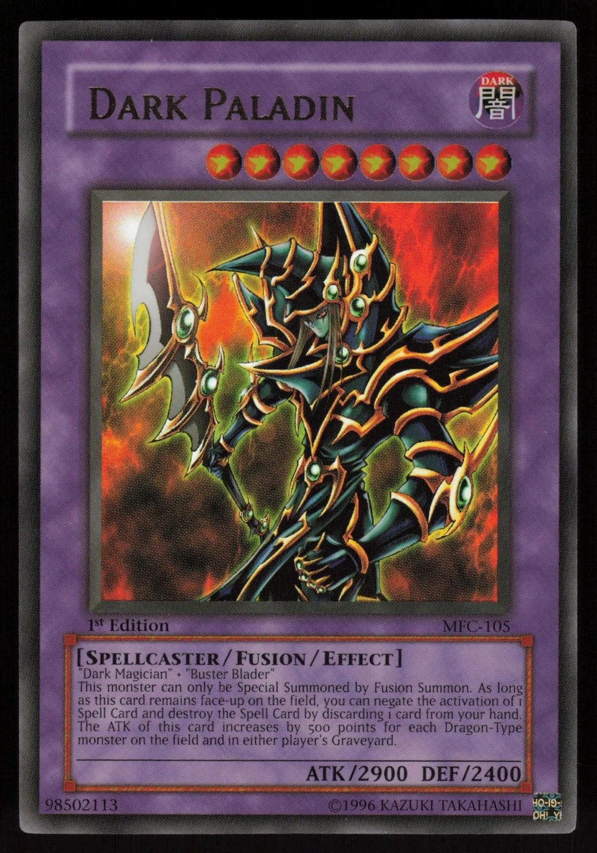 Темный Паладин Konami Yu-Gi-Oh! TCG индивидуальные коллекционные