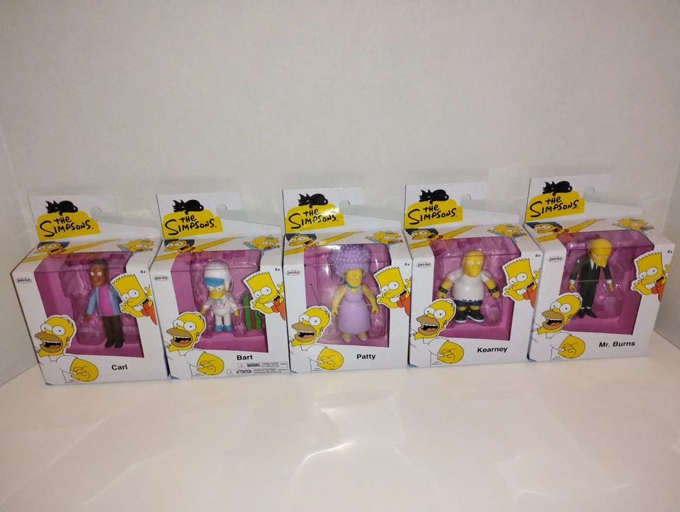 The Simpsons Jakks Pacific 2.5-inch Figure Wave 5 Complete Set of 5 - Image 2 of 4