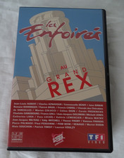 VHS , K7 VIDEO , " Les Enfoirés Au Grand Rex " 1994 , J.J.Goldman , Renaud ...